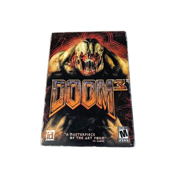 Doom 3 PC Version Video Game 3 Disk Set - Picture 1 of 9